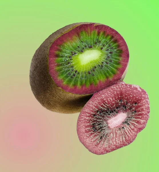 Pulpa Kiwi Fruta Escasa —  Fotos de Stock