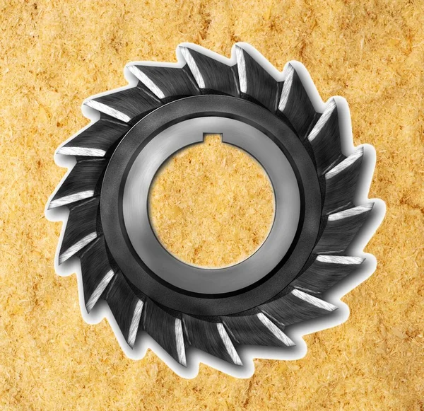 Milling Cutter Sawdust — Stock Photo, Image