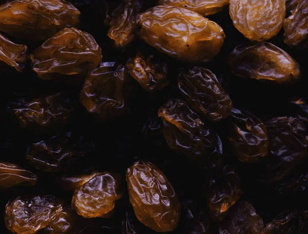 Raisins Texture Low Exposure — Stock Photo, Image