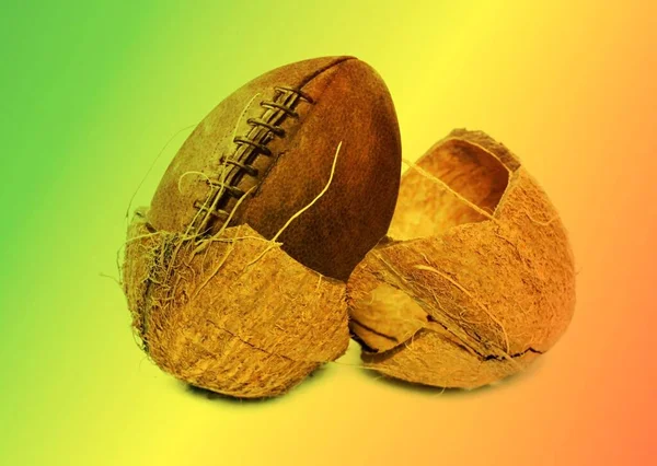Nuts Tournament Rugby Ball — Stock Photo, Image