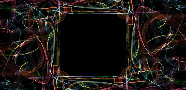 Breezed Frame Square Shape — Stock Photo, Image