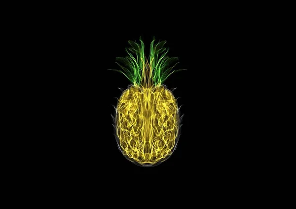 Fötus Ananas Fruchtfleisch — Stockfoto