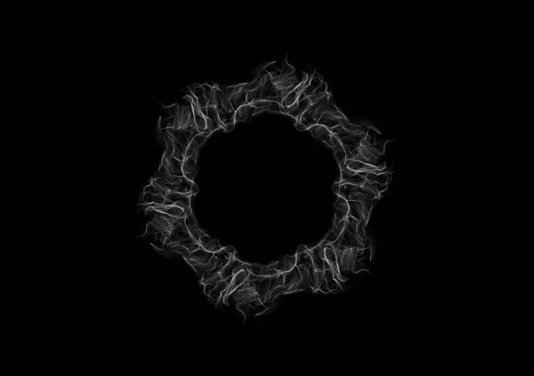 Ring Smoke Isolated Texture — Stock Photo, Image