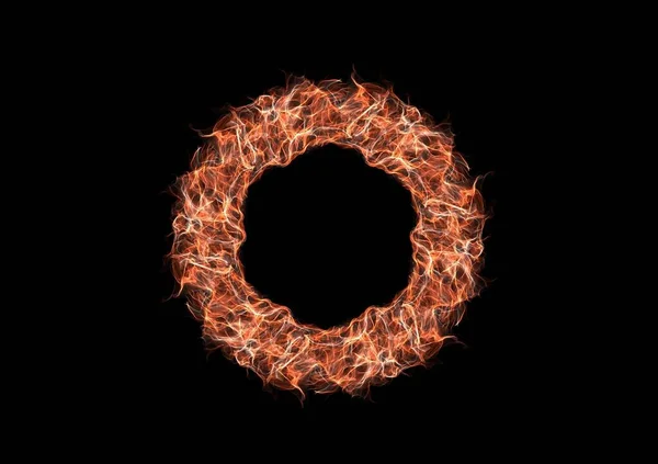 Ohnivý Plamen Prstence — Stock fotografie