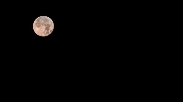 血色月亮 — 图库视频影像