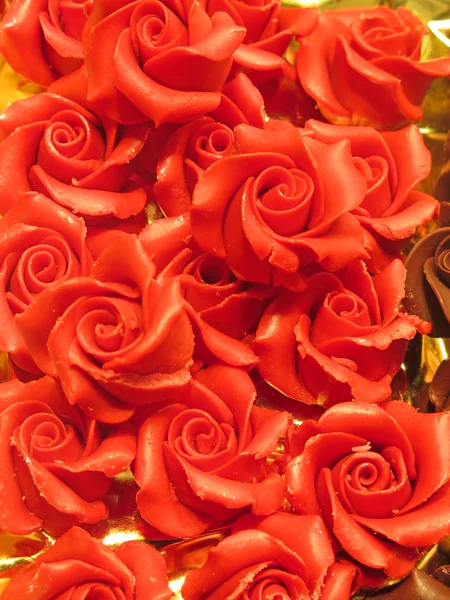Deliciosas rosas de chocolate — Foto de Stock