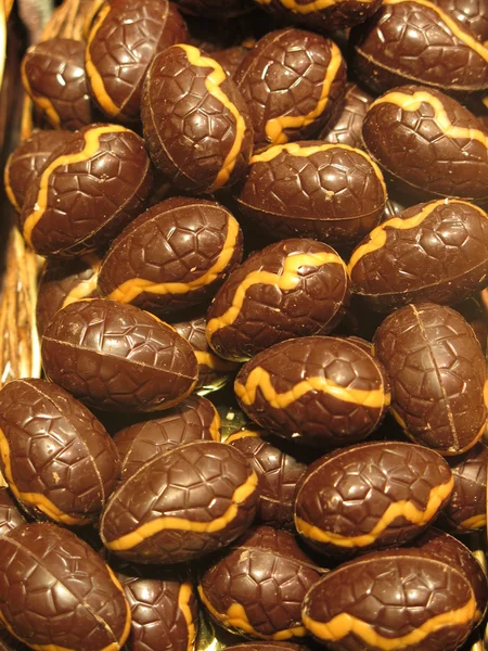 Delicious chocolate eggs — Stock Photo, Image