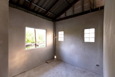 Bir binanın inşaat alanı - taş işçiliği