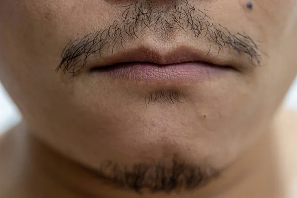 Primer Plano Barba Bigote —  Fotos de Stock