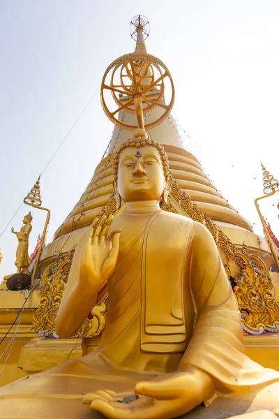 Wat Khiriwong Hermoso Templo Budista Nakhon Sawan Tailandia —  Fotos de Stock