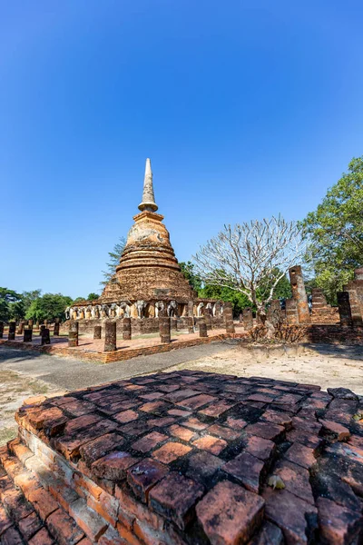 Tempel Satchanalai Historiska Park Vid Sukhothai Thailand — Stockfoto