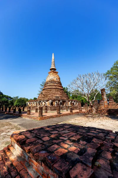 Tempel Satchanalai Historiska Park Vid Sukhothai Thailand — Stockfoto