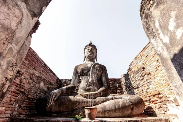 Wat Chum Historical Park Tajlandii Mahathat Starożytnej Stolicy Sukhothai Tajlandii — Zdjęcie stockowe