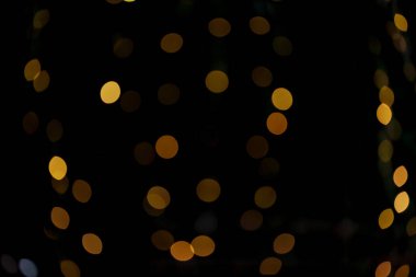 Odaklanamayan soyut ışıkların arkaplanı. Bokeh ışıkları 