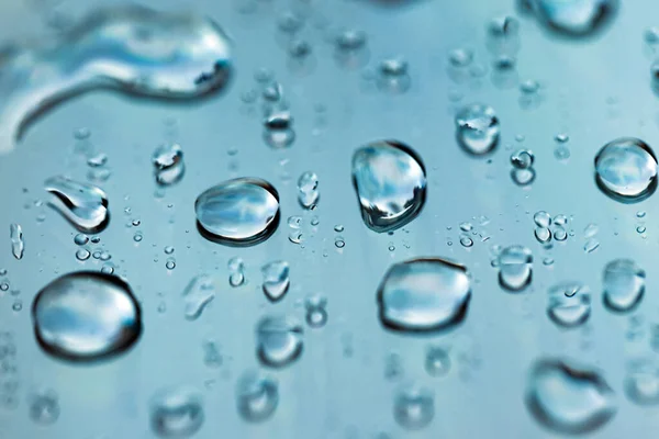 Chuva Cai Janela Verão Dia Chuvoso — Fotografia de Stock