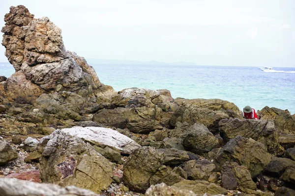 Fancy Rock in the sea — Stock Photo, Image