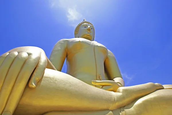 Buddha at Wat Muang Temple Royalty Free Stock Photos