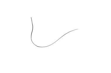 Basit fırça darbesi. El çizimi mürekkep çizgisi çizimi. vektör illüstrasyonu