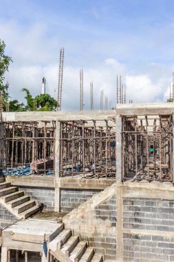 yeni ev inşaatı.