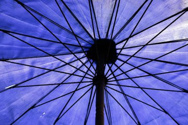 Tayland Bangsaen Plajda şemsiye