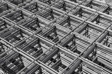 Güçlendirilmiş beton için çelik beton örgüsü. temel yapı malzemesi