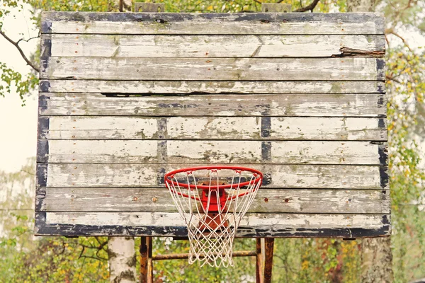 Old vintage basketball hoop — Stock Photo, Image