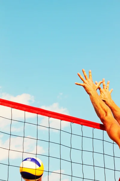 Beachvolleyball — Stockfoto