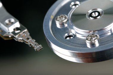 HDD - bilgisayar sabit diskin yakın