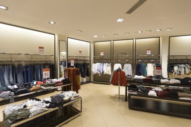 kadın giyim mağazası iç