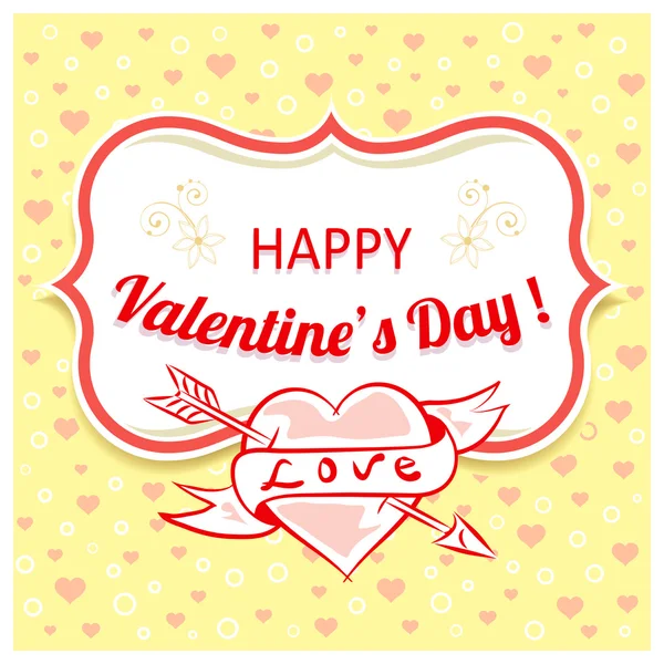 Sfondo vettoriale per San Valentino . Illustrazioni Stock Royalty Free