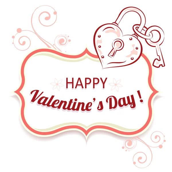 Vector background for Valentines Day. Stock Vector