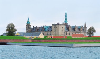 Kronborg Kalesi'ne Elsinore, Helsingor, Danimarka