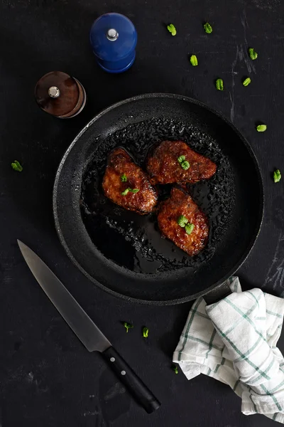 Costeletas de porco estilo coreano — Fotografia de Stock