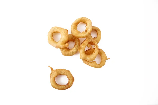 Isolated onion rings — Stock Photo, Image