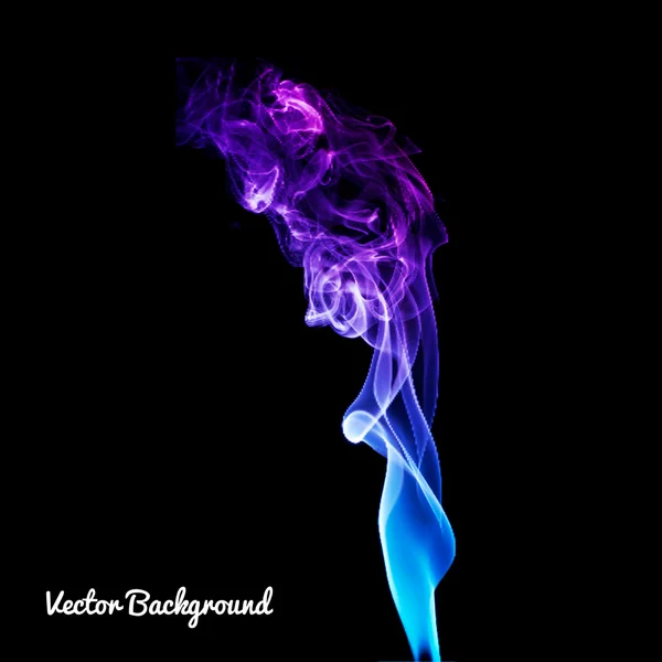 Realistic colored vector smoke — Stock Vector