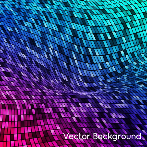 Abstract grid rainbow background. — Stock Vector