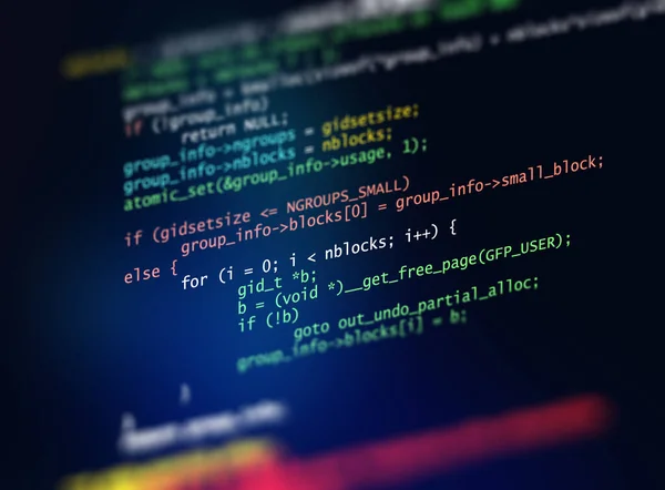 Programming code abstract technology background of software developer and  Computer script 3d illustratio