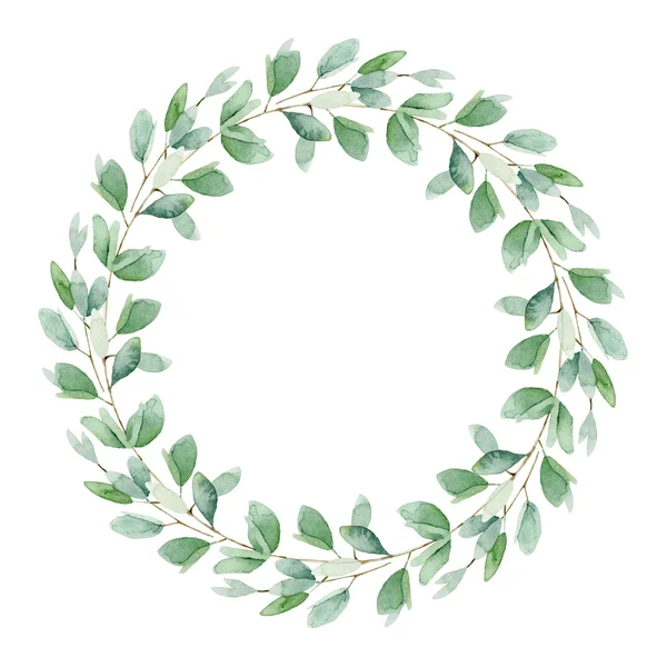 Herbal wreath with leaves — Stock Photo, Image