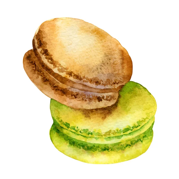 Macaroons. — Vetor de Stock