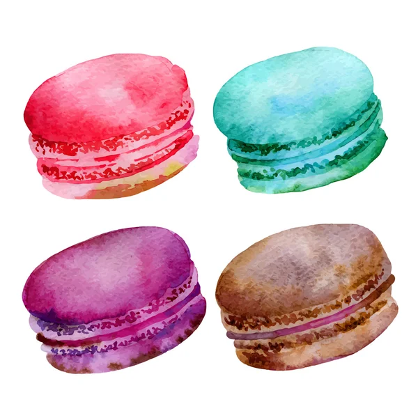 Macaroons. —  Vetores de Stock