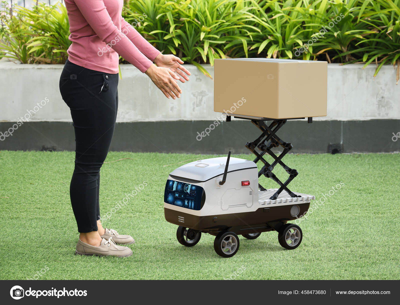 роботы курьеры в мире.