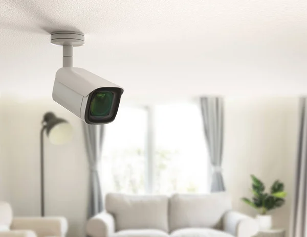 Rendering Überwachungskamera Oder Videokamera Hause — Stockfoto