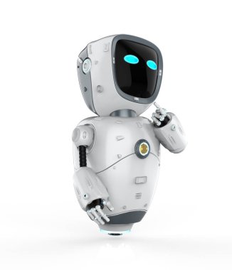 3d canlandırma robot yardımcısı düşün ya da hesapla