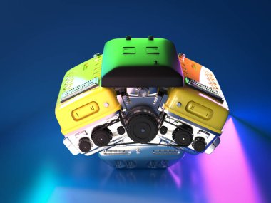 3d hazırlama motoru veya makine