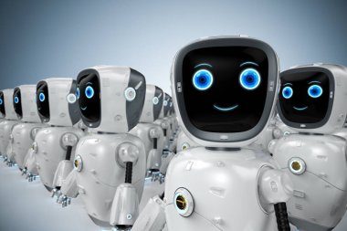 3d sıralı yardımcı robotlu liderlik kavramı