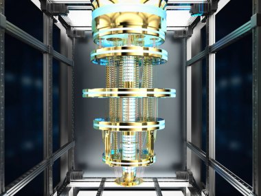 Sunucu odasında kuantum bilgisayar makinesiyle kuantum sunucu ağı oluşturuluyor