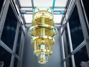 Sunucu odasında kuantum bilgisayar makinesiyle kuantum sunucu ağı oluşturuluyor