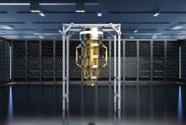 Sunucu odasında kuantum bilgisayar makinesiyle kuantum sunucu ağı oluşturuluyor