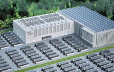 Veri merkezi için güneş enerjili 3D enerji depolama sistemleri veya pil kabı birimleri