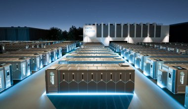 Gece veri merkezi için 3D enerji depolama sistemleri veya pil kabı birimleri